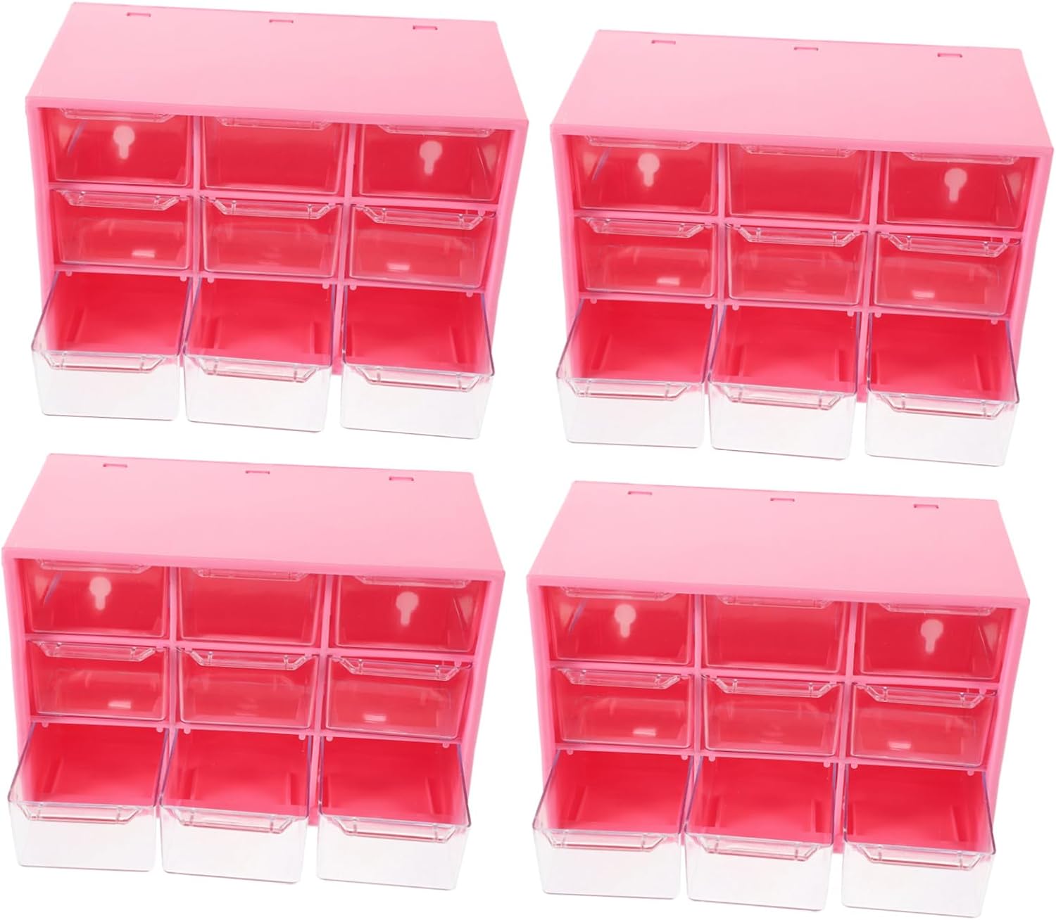 CANIGHT 4pcs Style Storage Box Bead Storage Case Compartment for Jewelry Components