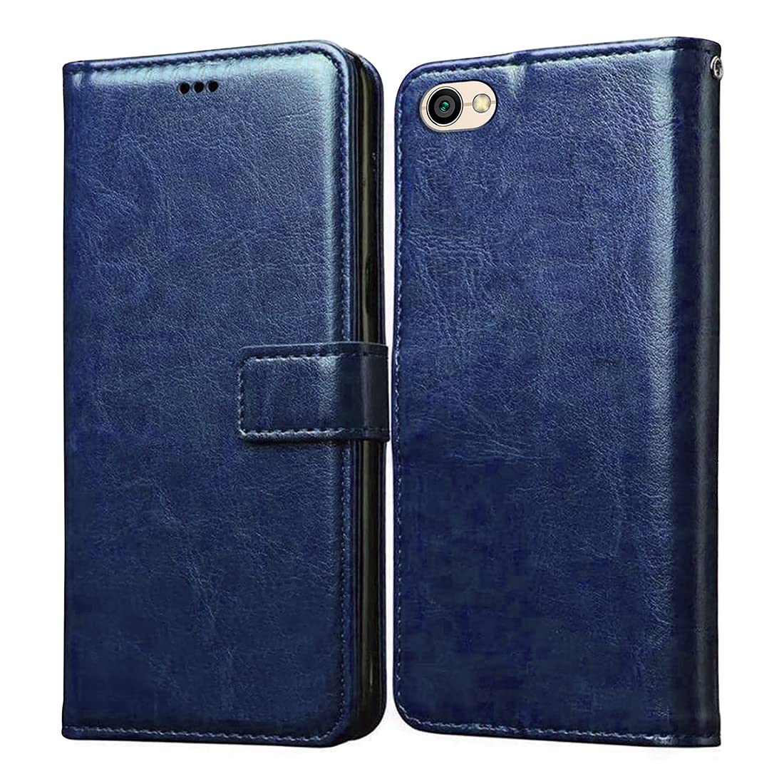 Casotec Flip Cover for Mi Redmi Y1 Lite | Premium Leather Finish | Inbuilt Pockets & Stand | Flip Case for Mi Redmi Y1 Lite (Blue) (B09S3N2584) Amazon Price History, Amazon Price Tracker