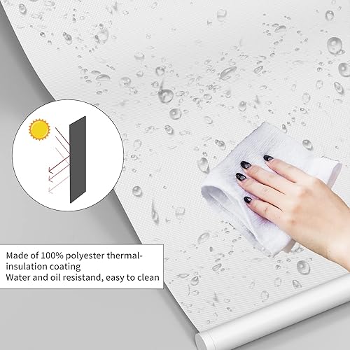 Miniatura 6 de Persianas opacas para ventanas, persianas con aislamiento térmico y anti-rayos ultravioleta, 100 % opacas, para ventanas interiores del hogar, sala