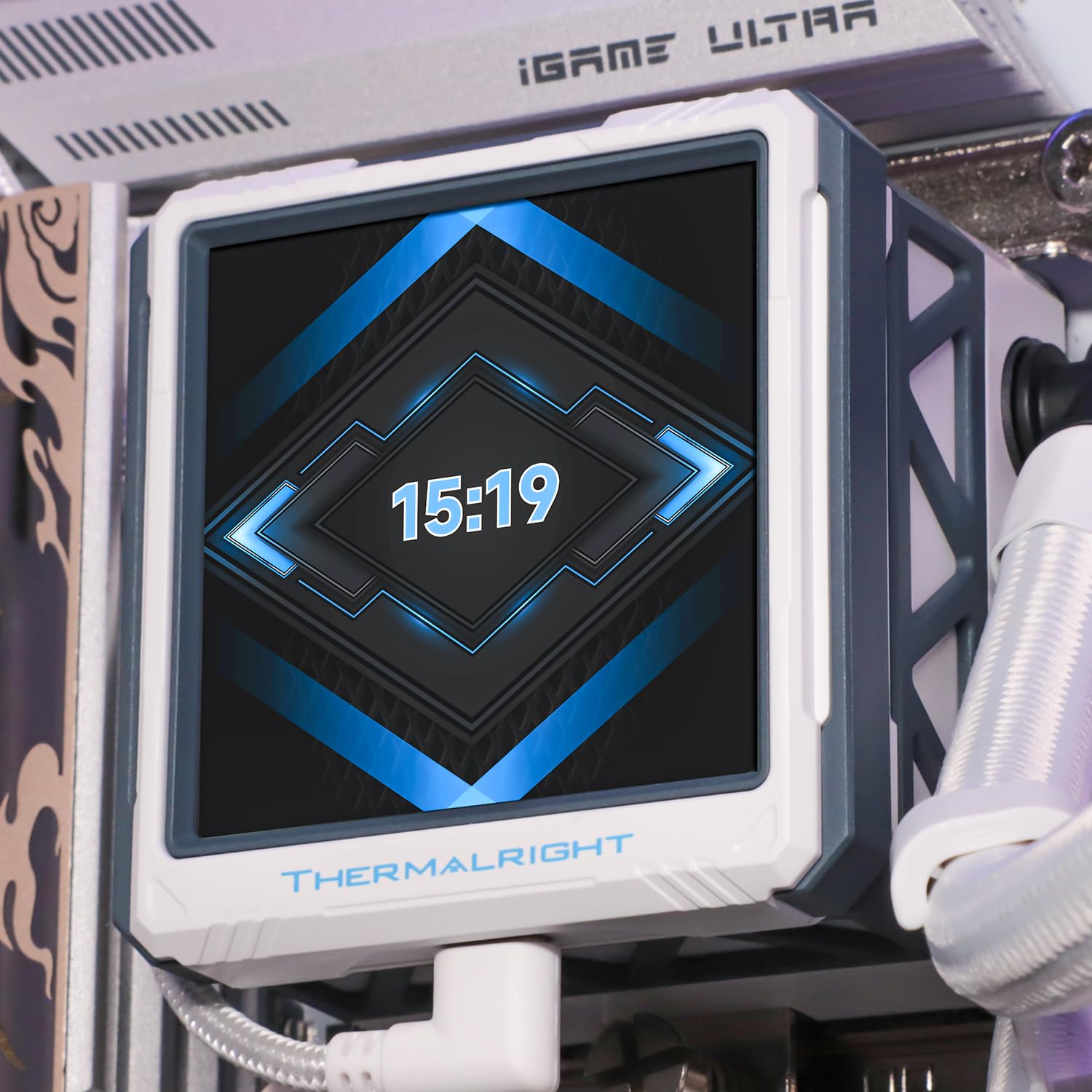 Wasserkühlung Thermalright CORE VISION 360 360mm 3 Lüfter ARGB LCD Display Weiß Wasserkühlung Thermalright CORE VISION 360 360mm 3 Lüfter ARGB LCD Display Weiß