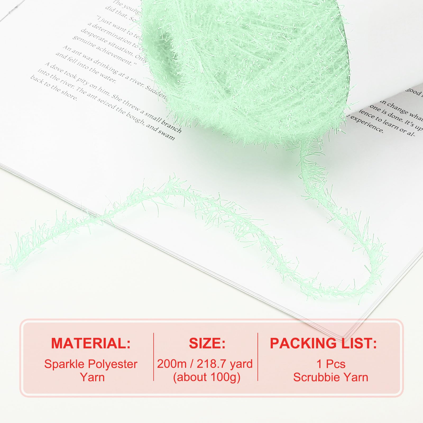 PATIKIL 218 Yard Scrubbie Yarn - Image 2