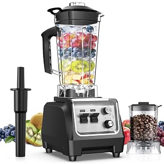 1800W Blender for Smoothies 70 oz Large Capacity Countertop Blenders with 20 oz Grinding Cup - 28000RPM High Speed Kitchen Blender for Ice Crushing, Frozen Drinks, Milkshakes & Puree - Amazon product rated Grade A