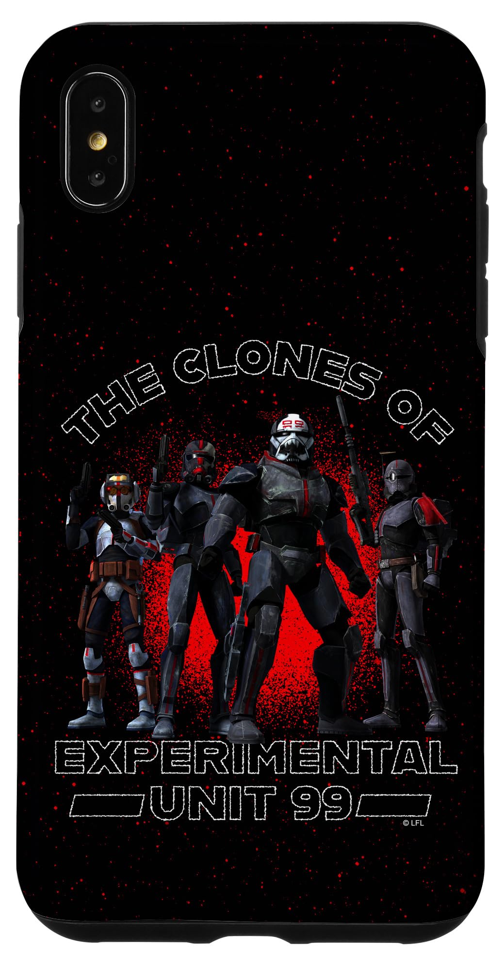 Coque iPhone XS Max Star Wars Bad Batch antichoc Clone 99 - 4