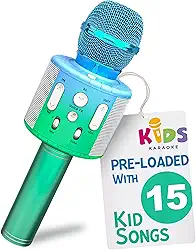 Move2Play, Microfone de karaokê infantil | Inclui Bluetooth e 15 rimas pré-carregadas | Presente de aniversário para meninas, meninos e crianças | Brinquedo para meninas de 3, 4-5, 6 anos ou mais