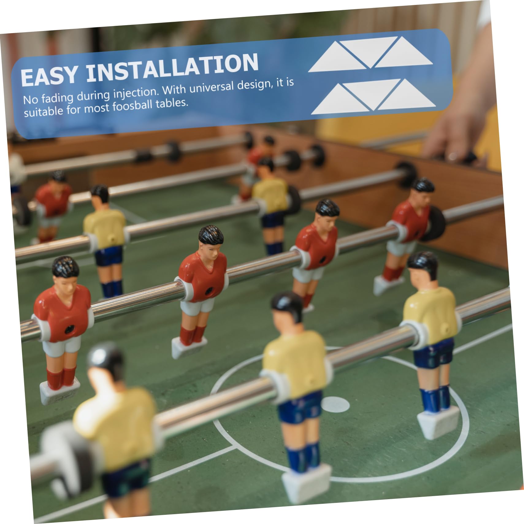 KONTONTY 4Pcs Foosball Table Corner Guards Collision Cushions for Table Protection Design Easy to Install Sturdy for Foosball Tables