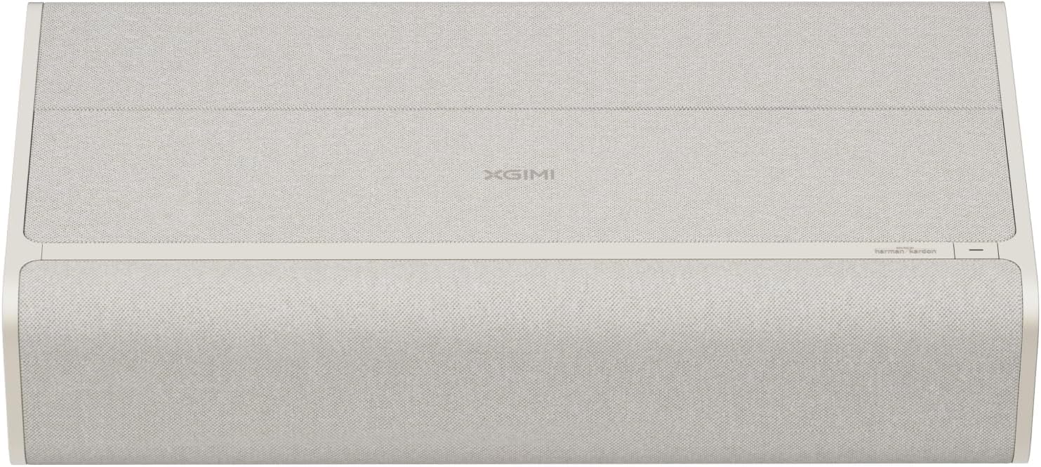 XGIMI AURA Series UST Laser Projector, Dolby Vision, IMAX Enhanced, 1,000,000:1 Dynamic Contrast Ratio, 0.177:1 Throw Ratio, Harman Kardon, 2300 Lumens AURA 2 GTV White