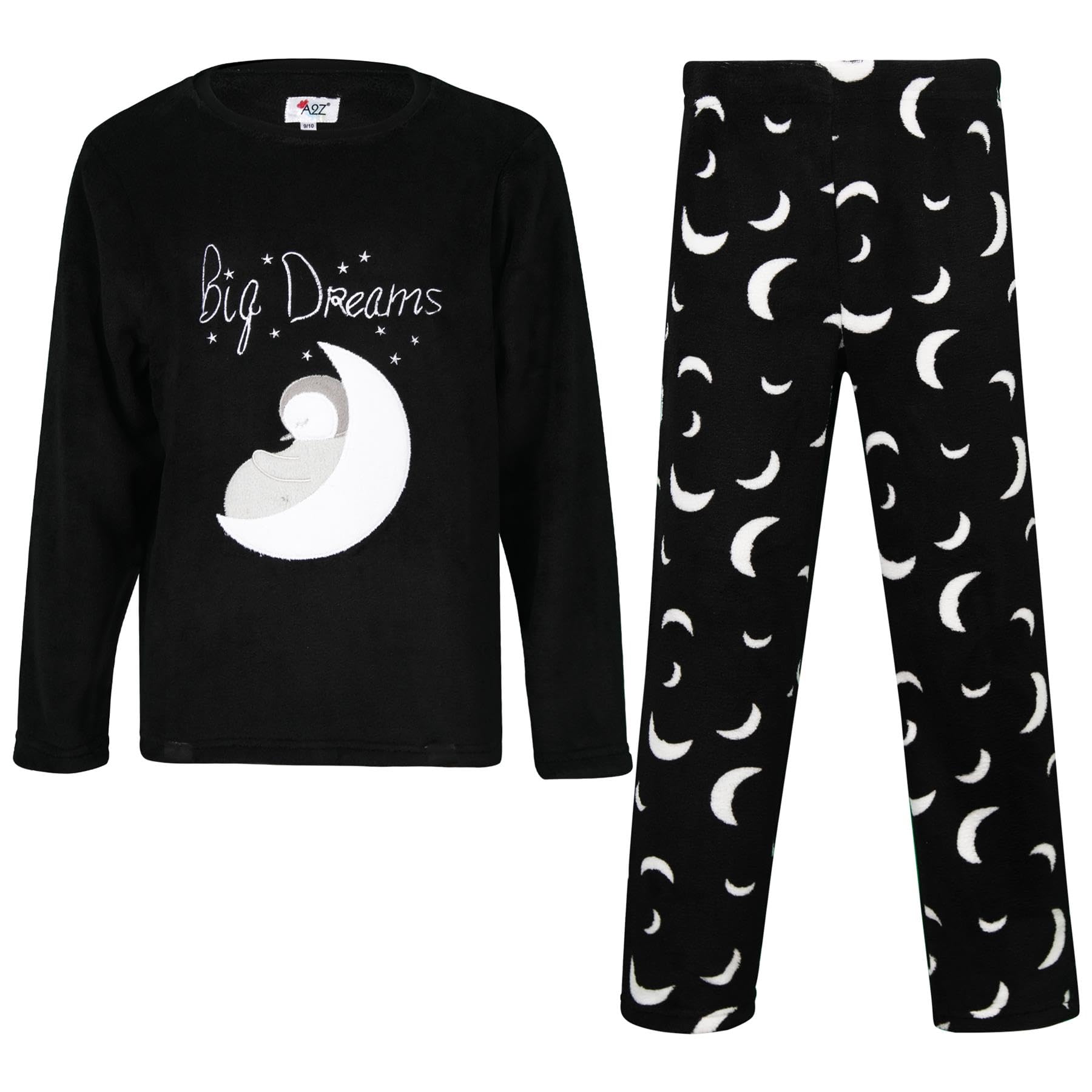 A2z 4 Kids Girls Dream Boys Pyjamas 2 Piece Soft Fluffy Fleece Loungewear Big - Pjs 277 4-5 Size 4-5 Years