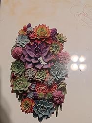Puzzle Legno 1000 Pezzi Succulente | Delobil | Design Mandala Rilassante