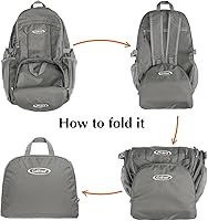 Vista 6 de G4Free Mochila de senderismo plegable ligera 40L, mochila de viaje impermeable