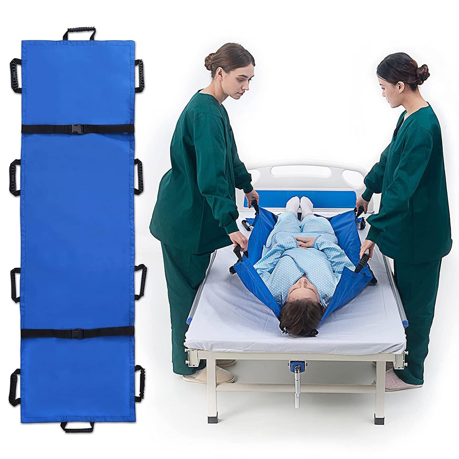 Barella A Cucchiaio Di Emergenza, Barella Pieghevole Con 12 Maniglie, Semplice Trasporto Morbido, Barella Da Trasporto Portatile, Per Lavori Di Emergenza Domestici, Barelle Mediche
