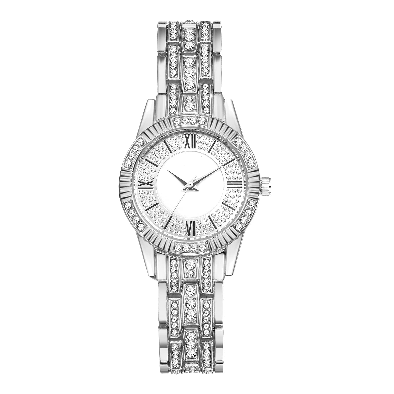 Orologio Da Donna Avaner Con Strass - Bracciale Iced Out, Movimento Giapponese, Batteria Extra - Foto 8