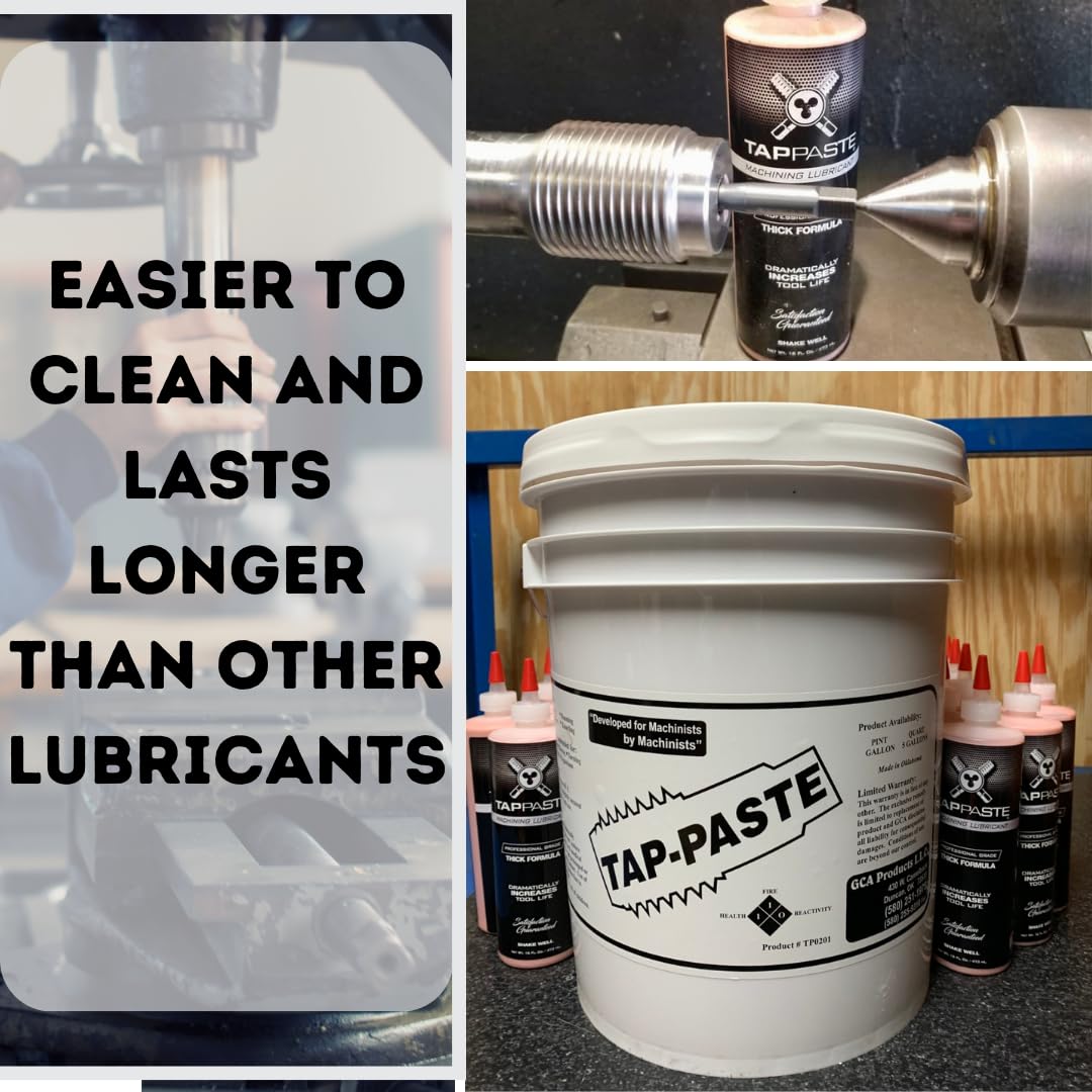best lubricant for tapping stainless steel Tap-Paste Machining Lubricant | All-Purpose Cutting Oil Thick Formula |  Perfect for Stainless Steel and Exotic Metals | Cutting Oil for Drilling  Metal