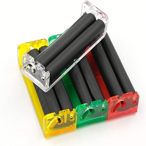 Miniatura 4 de 2 piezas de color al azar 3.071 in rodillo mano cigarrillos manuales fácil máquina de rodar tabaco herramientas tubos de fumar (2 piezas 3.071 in)