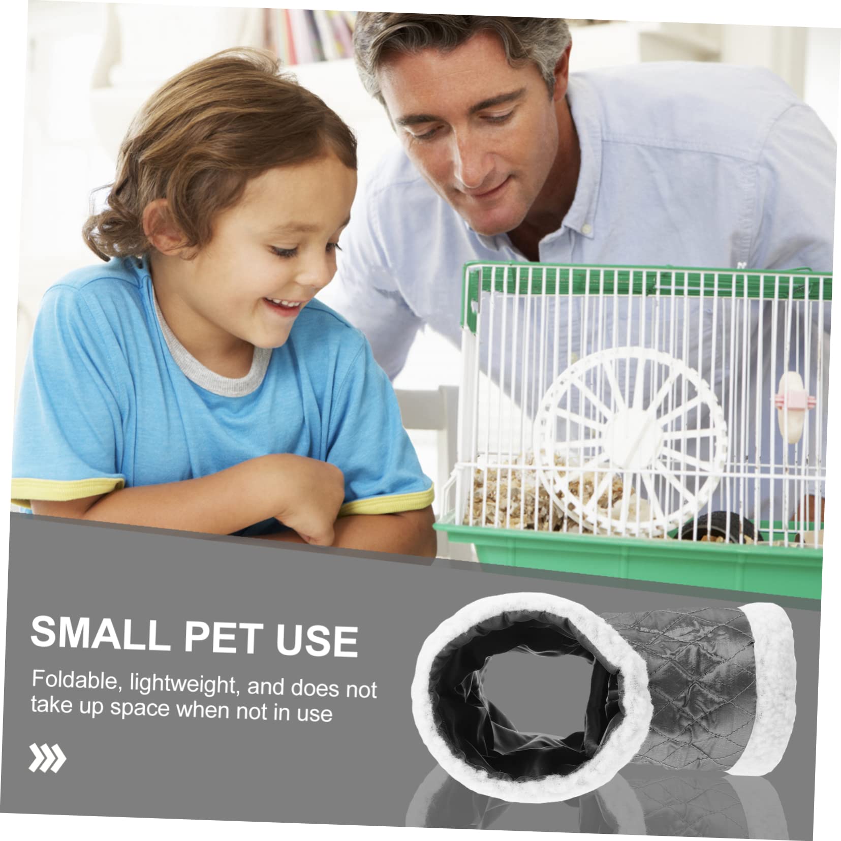 Angoily 3pièces Nid De Sommeil pour Hamster Peluche Tunnels De Jeu Confortables pour Petits Animaux Maison Hiver Douillette pour Hamsters Souris Et Gerbilles Accessoire pour Voyage Et