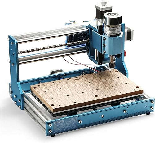 Miniatura 15 de Mesa de alerón CNC MDF para máquina enrutadora CNC 3018, 11.8 x 7.1 x 0.5 in (11-4/5 x 7 x 1/2 pulgadas), agujeros M6 (0.236 in), tornillos