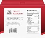 52USA Thé Rooibos bio, 9oz (250g), 101 Sac à thé sans étiquette, naturellement sans caféine, USDA Produits biologiques