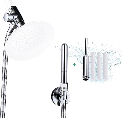 Kit de enema de ducha filtrado con válvula de control de agua, desviador, manguera de 100 pulgadas y varilla de filtro de algodón para filtrar