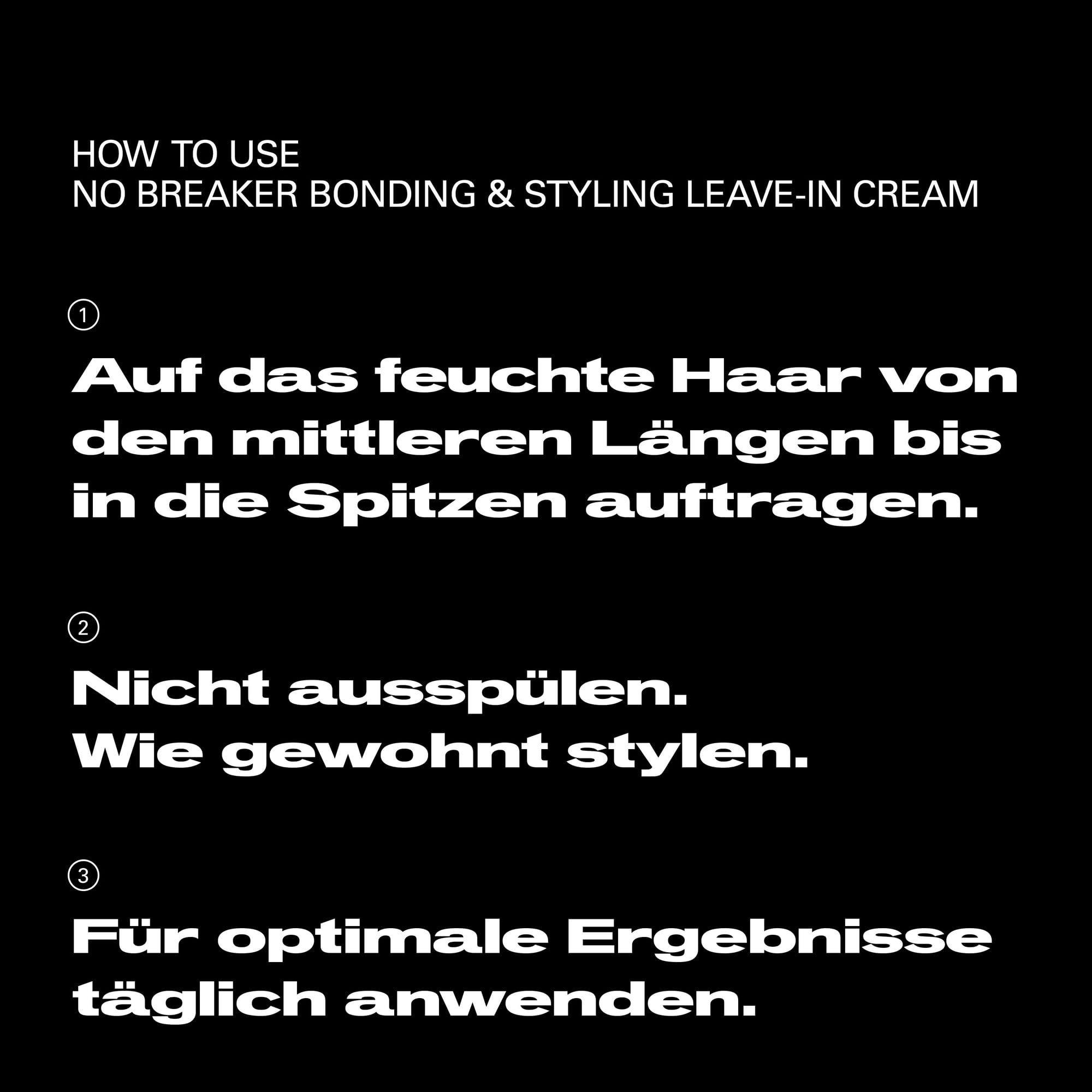 Sebastian Professional NO BREAKER Bonding & Styling Leave-In Cream – Pflegende Leave-In-Cream mit Anti-Frizz-Effekt, stärkt & schützt geschädigtes Haar für geschmeidiges, glänzendes Styling - 150 ml