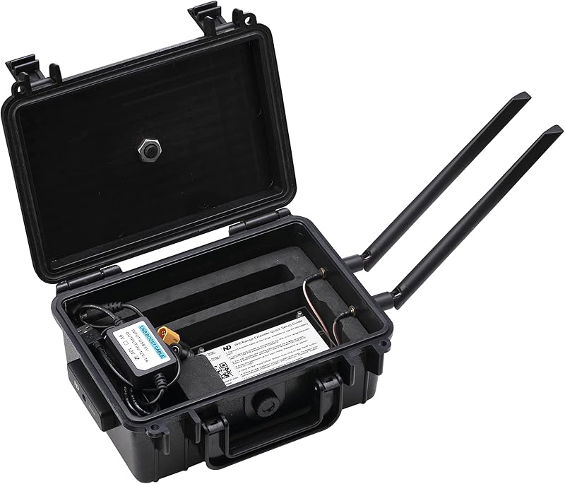 New Direction Tackle WiFi Szonár Jelerősítő 2 - Mobil Halradar Hatótávnövelő, Kis Méretű Változat, Etetőhajóhoz Kompatibilis