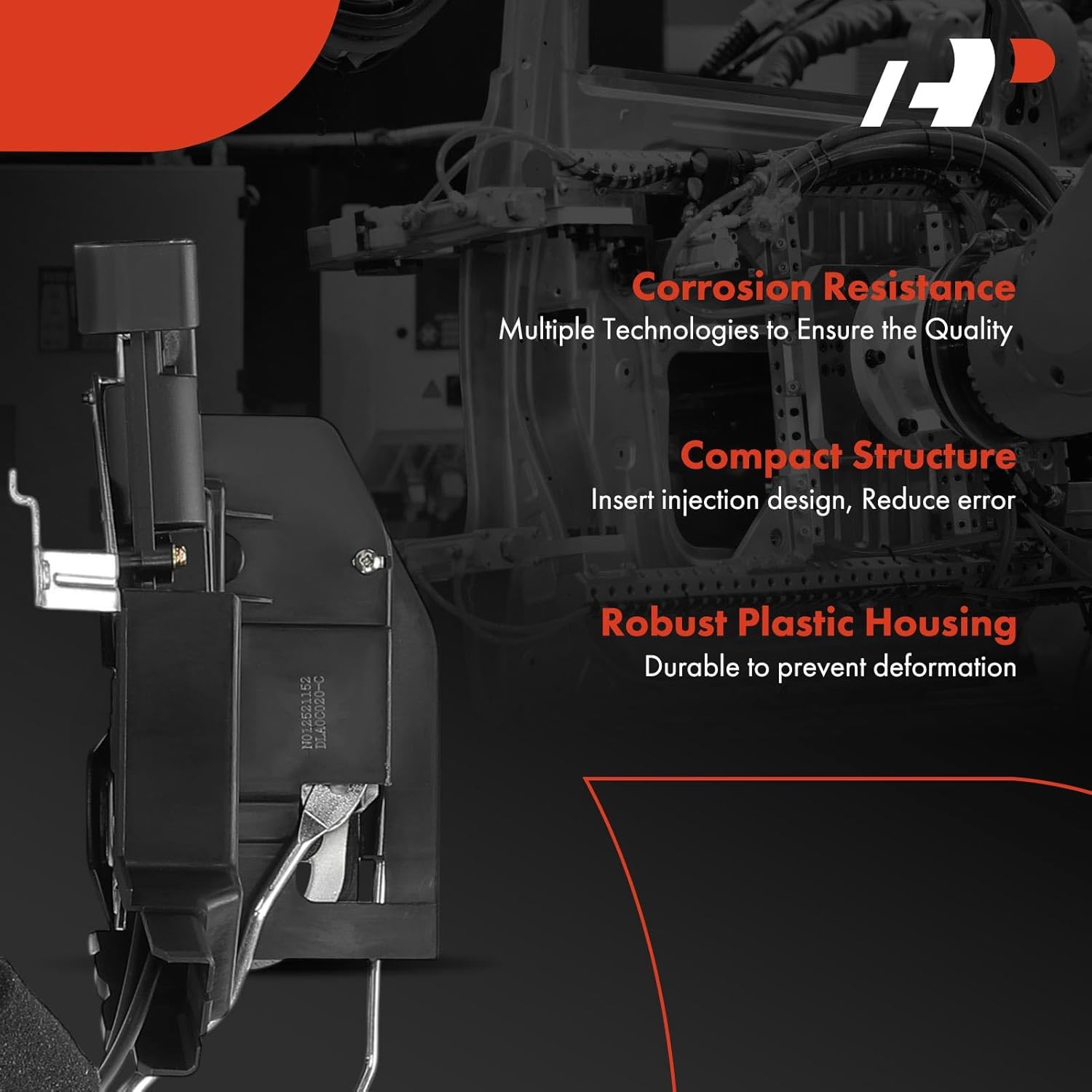 A-Premium Front Right Passenger Side Door Lock Actuator Compatible with Toyota Sequoia 2001-2007, Tundra 2004-2006