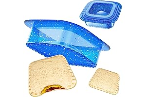 Glitter Sandwich Cutters for Kids Lunch