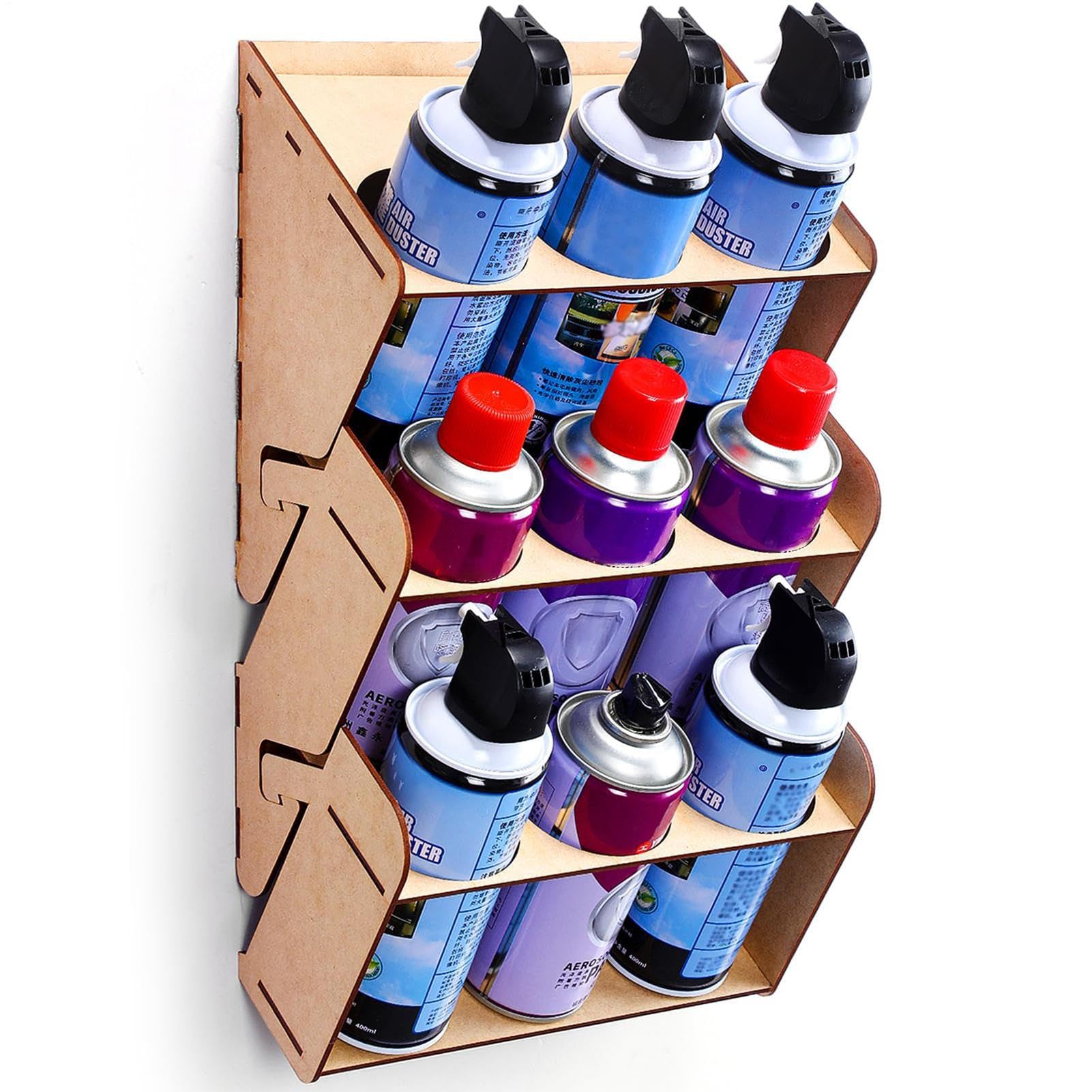 Support mural pour bombes aérosols rangement atelier garage et organisateur spray peinture