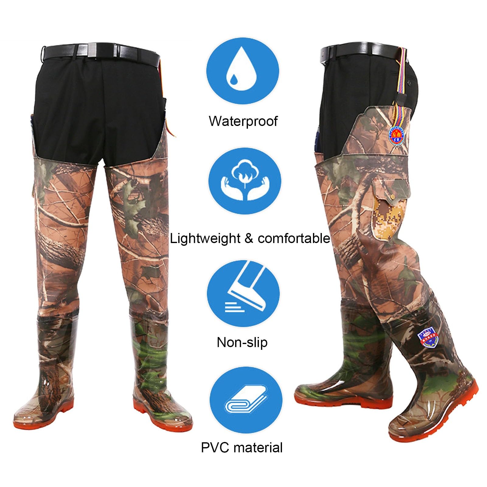 Wodery biodrowe Wodery do brody Outdoor Work Wodery do brody Buty wędkarskie Wodoodporne dla mężczyzn i kobiet Lekkie buty brodzące Wygodne dopasowanie