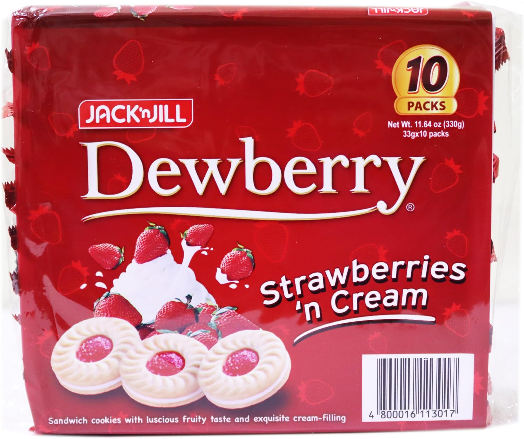 Jack N Dewberry Strawberry, 330 gm