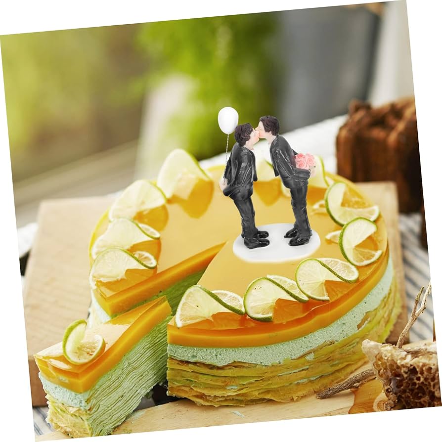 Amazon.co.jp: PRETYZOOM フィギュリン ングケーキトッパー 婚