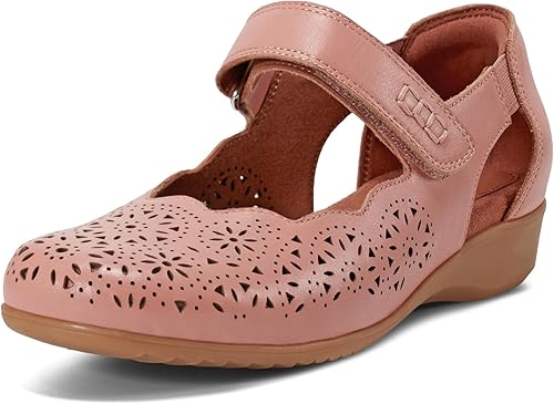 Cobb Hill Rully Mary Jane - Zapatos Planos para Mujer, Piel Rosa polvorienta, 38