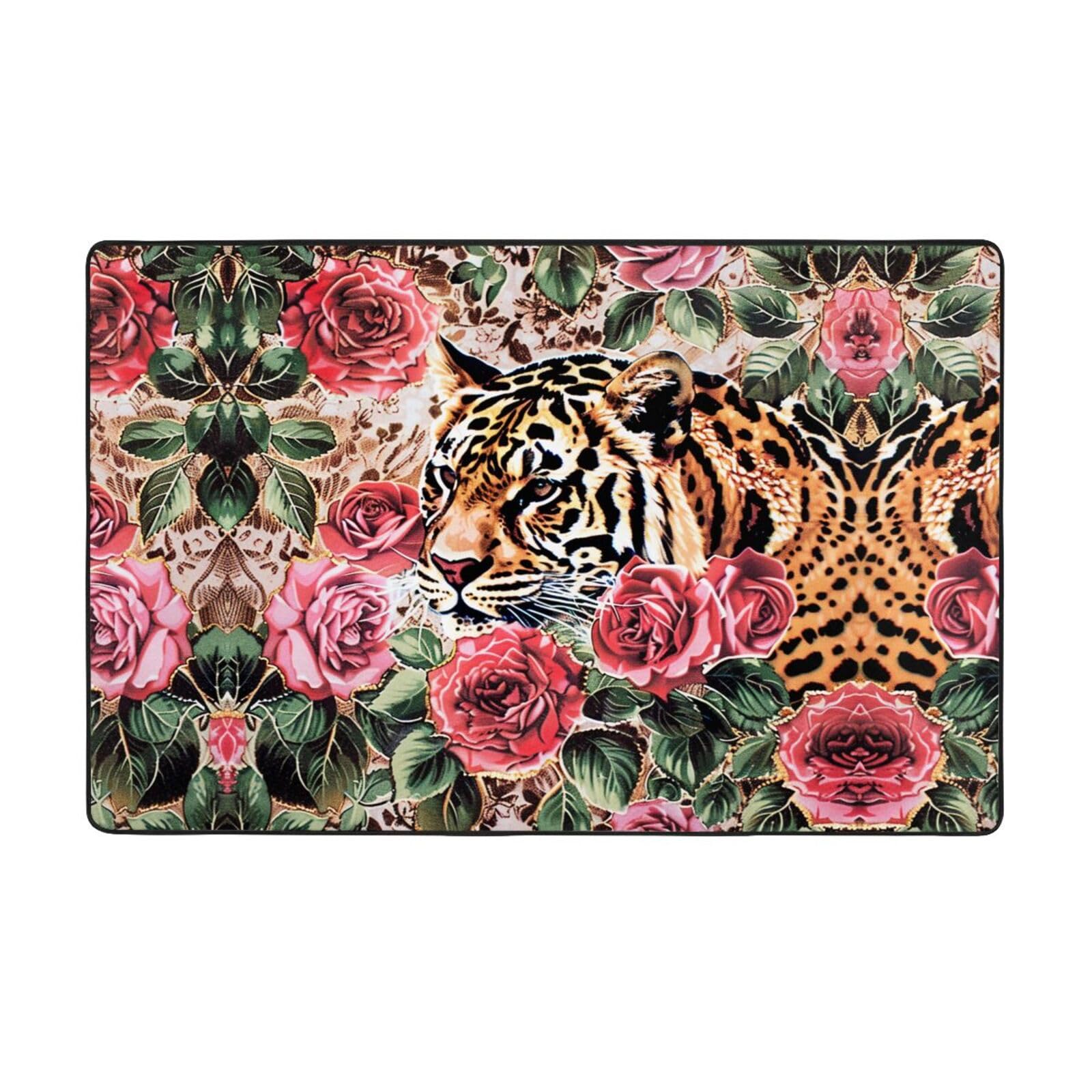 Tapis en peluche 152x99 cm tapis doux et confortable avec mousse à mémoire de forme