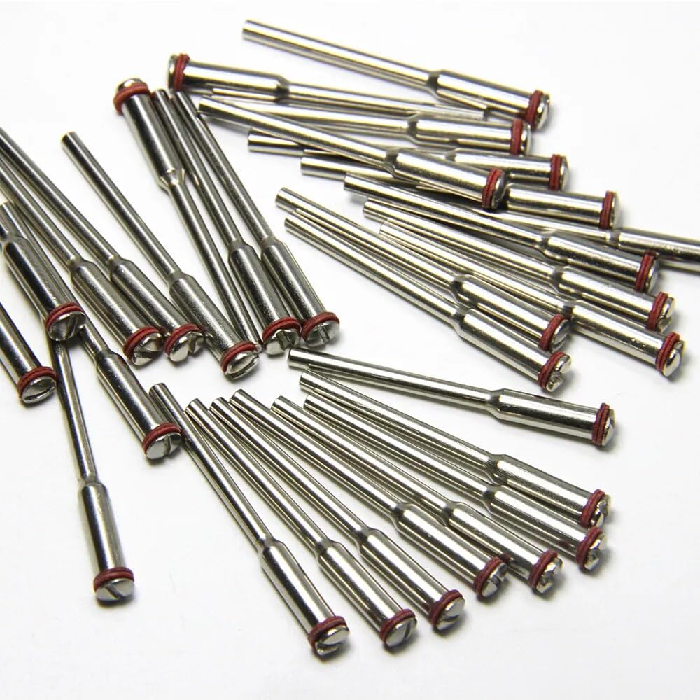 GatherTOOL 30pcs Arbor Mandrels Holder 2.35mm Shank for Reinforced Cut-Off Disc Mini Drill Accessories for Dremel Rotary Tool