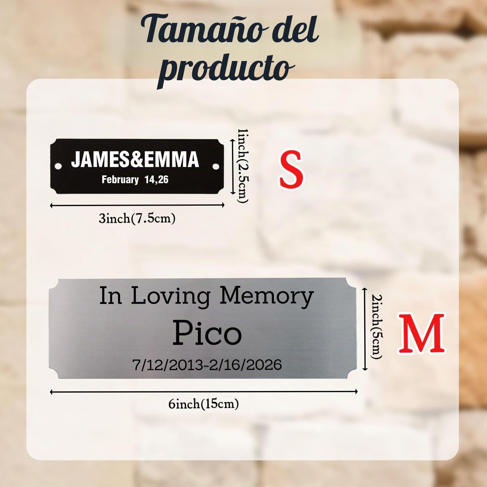 Placas Personalizadas,Placa Grabada Personalizada,para el hogar, la oficina, el apartamento, el grabado láser,casa personalizada, decoración de pared o puerta, regalo de inauguración.