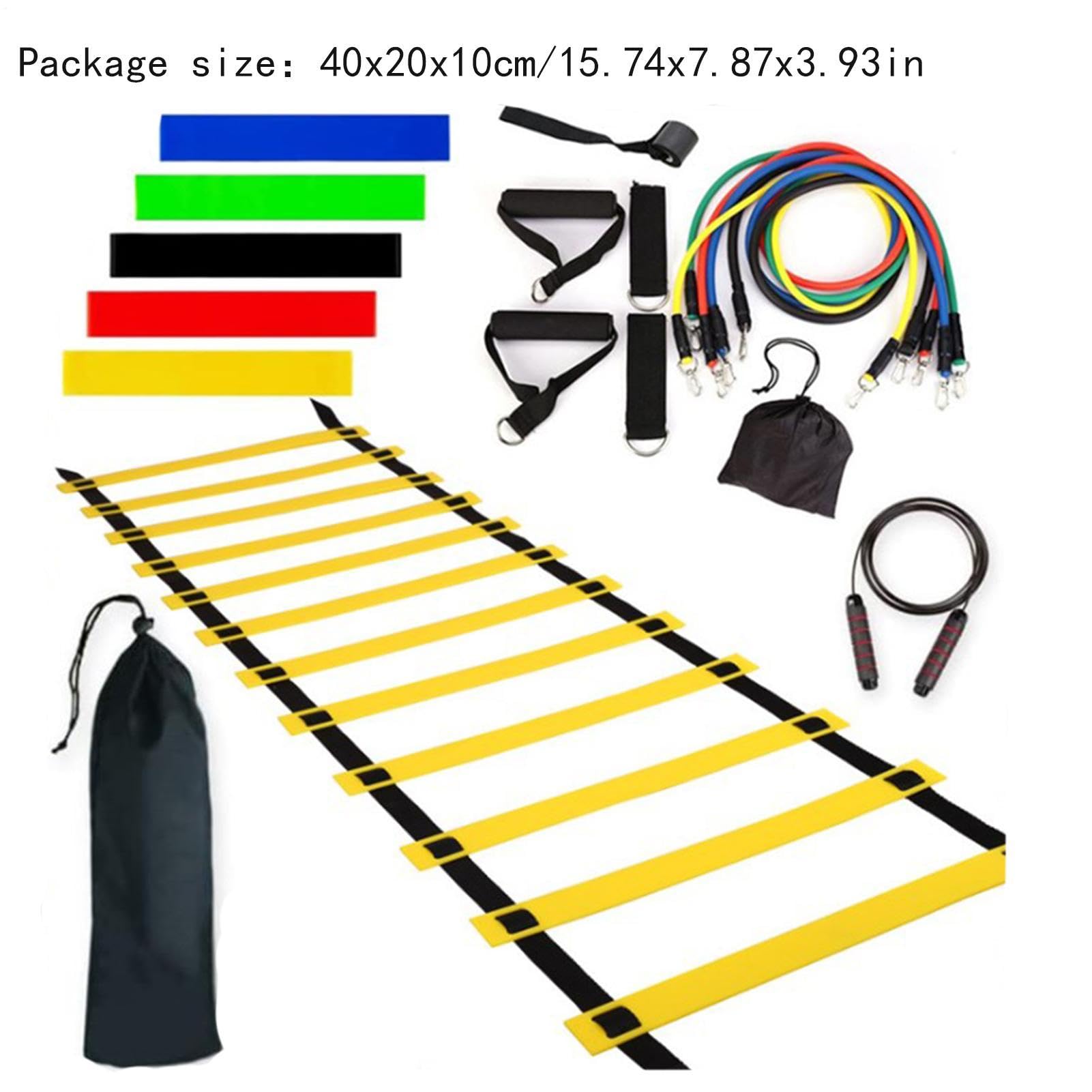 Polaco De Entrenamiento De Agilidad - 15.75x7.87x3.9in Polaco De Entrenamiento De Fútbol, Ejercicios De Velocidad | Conjunto De Agilidad Plegable Ajustable, Equipo De Rendimiento Atlético Para