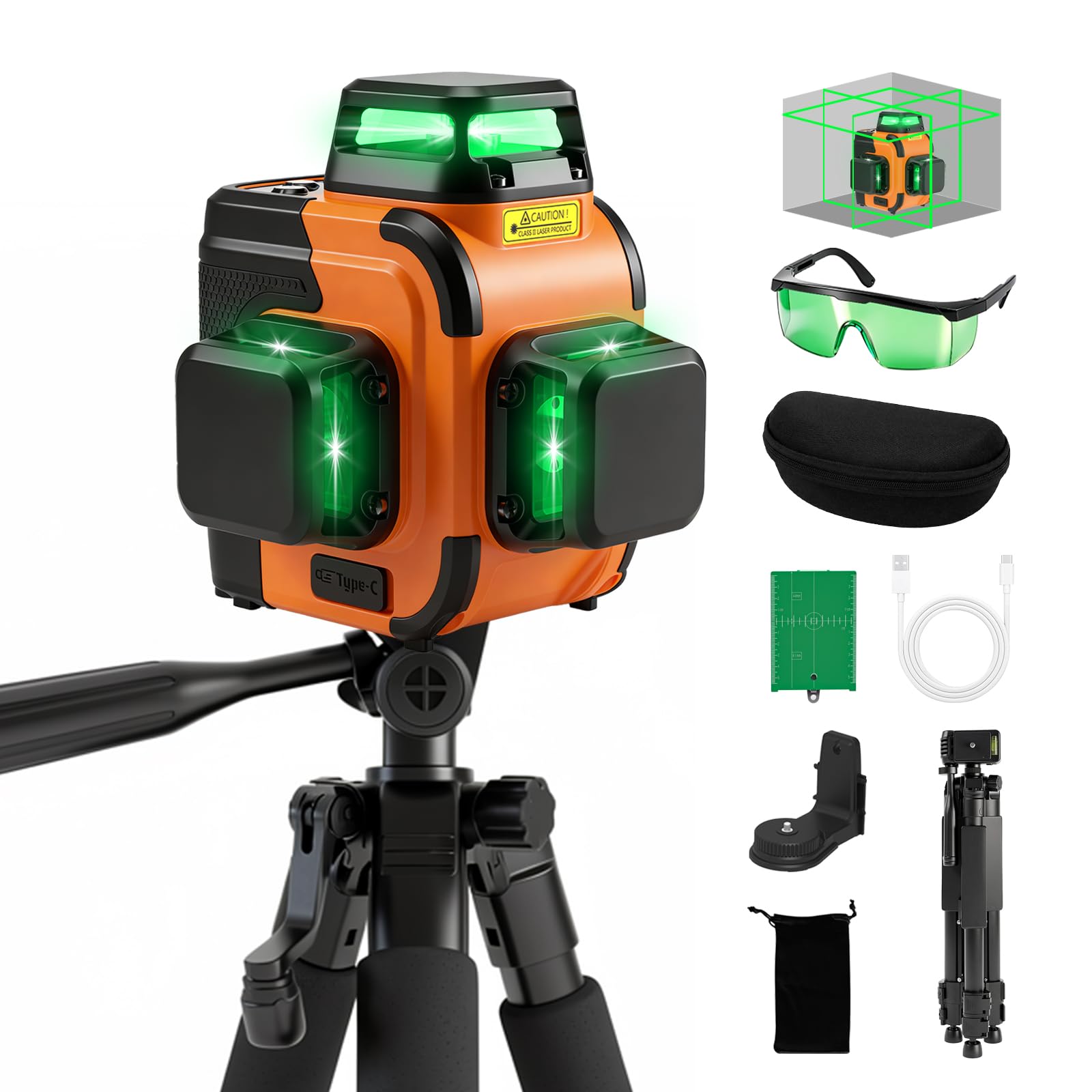 360° Laser Level - Self Leveling for Professionals -9