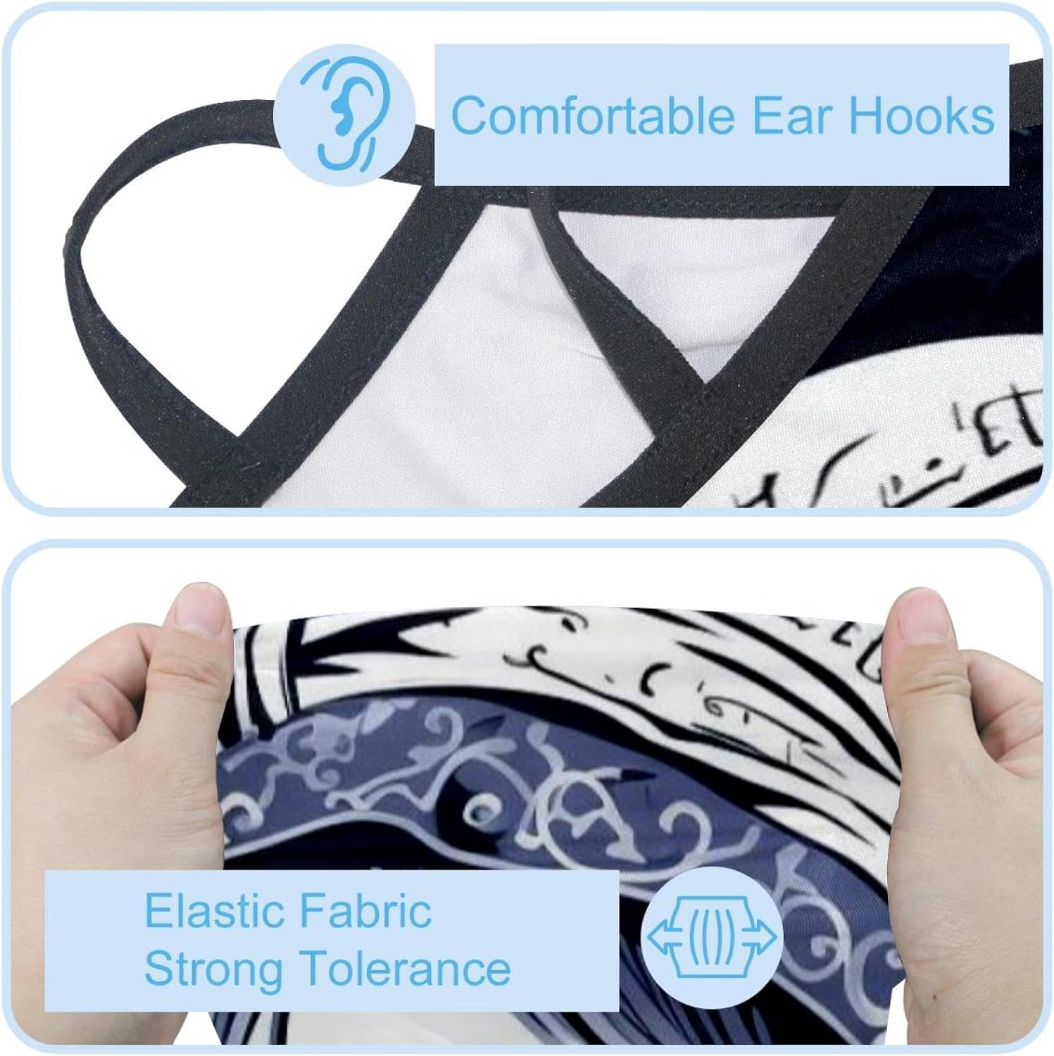 4 Pack Skeleton Neck Gaiter, Cooling Breathable Face Mask UV Protection Scarf Hiking Bandana for Men/Women