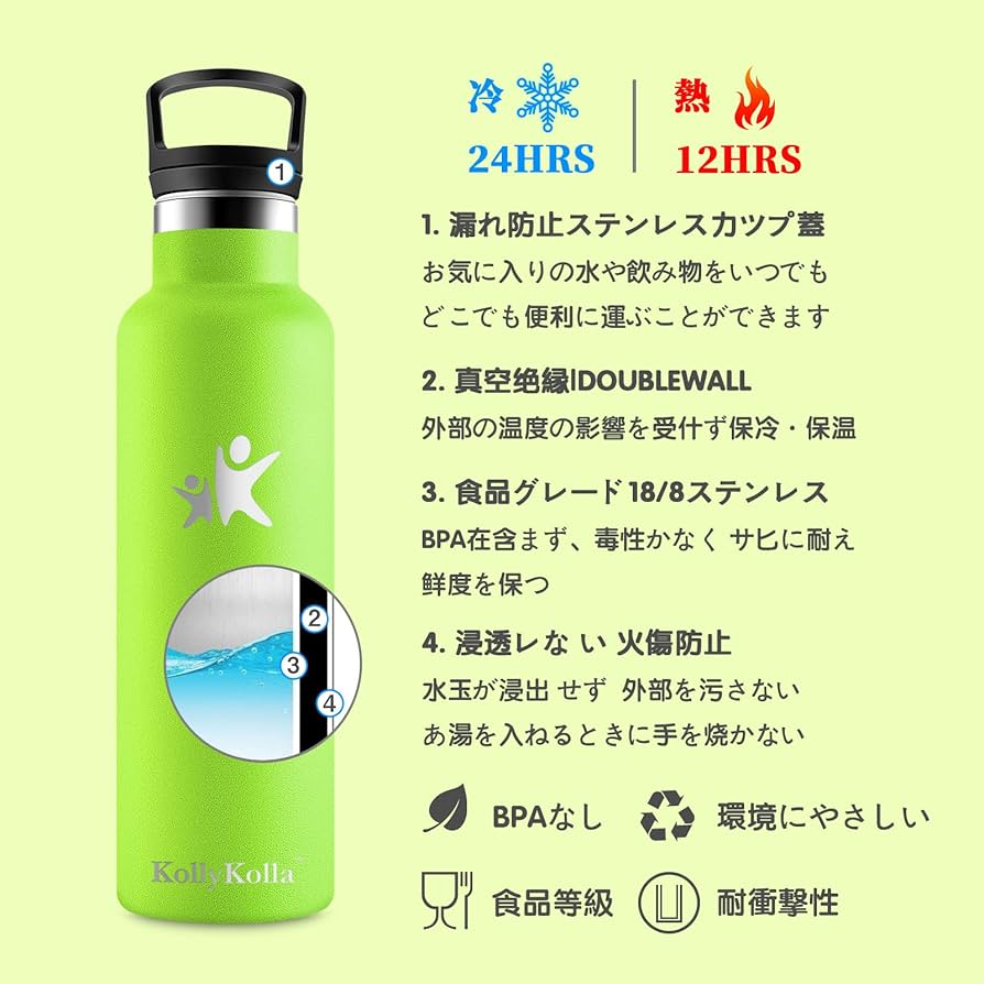 My Bougie Corallia 750ml 水筒 My Bougie Corallia 750ml 水筒