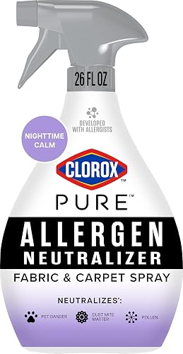 Clorox PURE Allergen Neutralizer Fabric and Carpet Spray, Nighttime Calm,