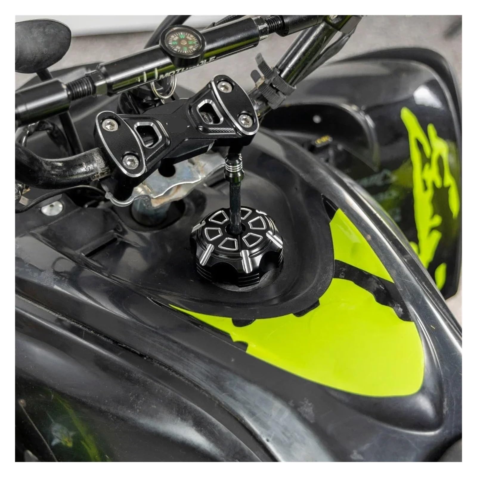 Tappo Del Serbatoio Del Carburante Del Gas In Alluminio CNC Con Sfiato Compatibile Per Yam&aha Raptor 700R 700 2006-2025 Grizzly 125 RT100 TTR110 moto Coperchio serbatoio carburante