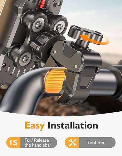 Miniatura 7 de Soporte para teléfono de bicicleta, amortiguador de vibración, sin herramientas, soporte de teléfono para motocicleta, cojín de silicona Soporte de