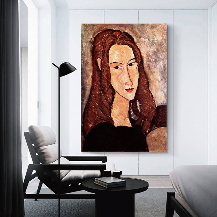 アメデオ・モディリアーニ、赤毛の娘、希少な額装用画集より