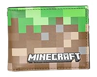 Vista 1 de Minecraft Earth Pixels Bi-Fold Wallet Multicolor