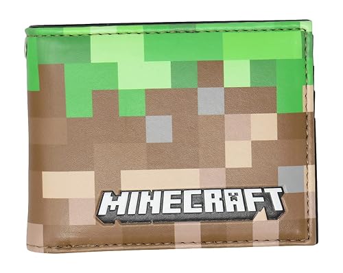 Minecraft Earth Pixels Bi-Fold Wallet Multicolor