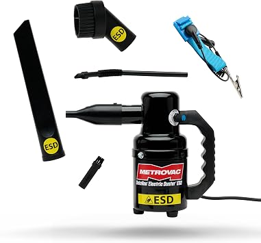 METROVAC DataVac ED-500-ESDV Antistatic Electric Air Duster Made in USA