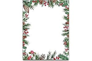 AnyDesign Christmas Stationery Paper - Make Your Holiday Letters Sparkle