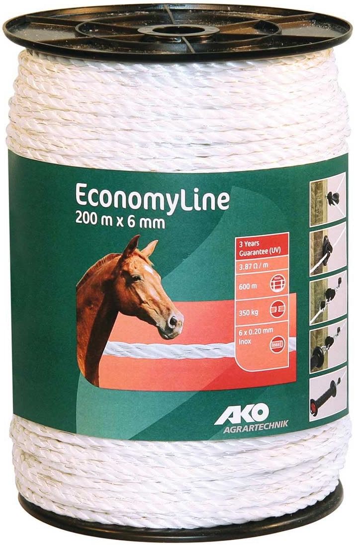 Kerbl Niro Electric Cable 8 mm 200 m White 6 x 0.20