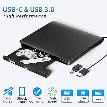 Amazon.com: External DVD Drive USB 3.0 Type-C CD Burner
