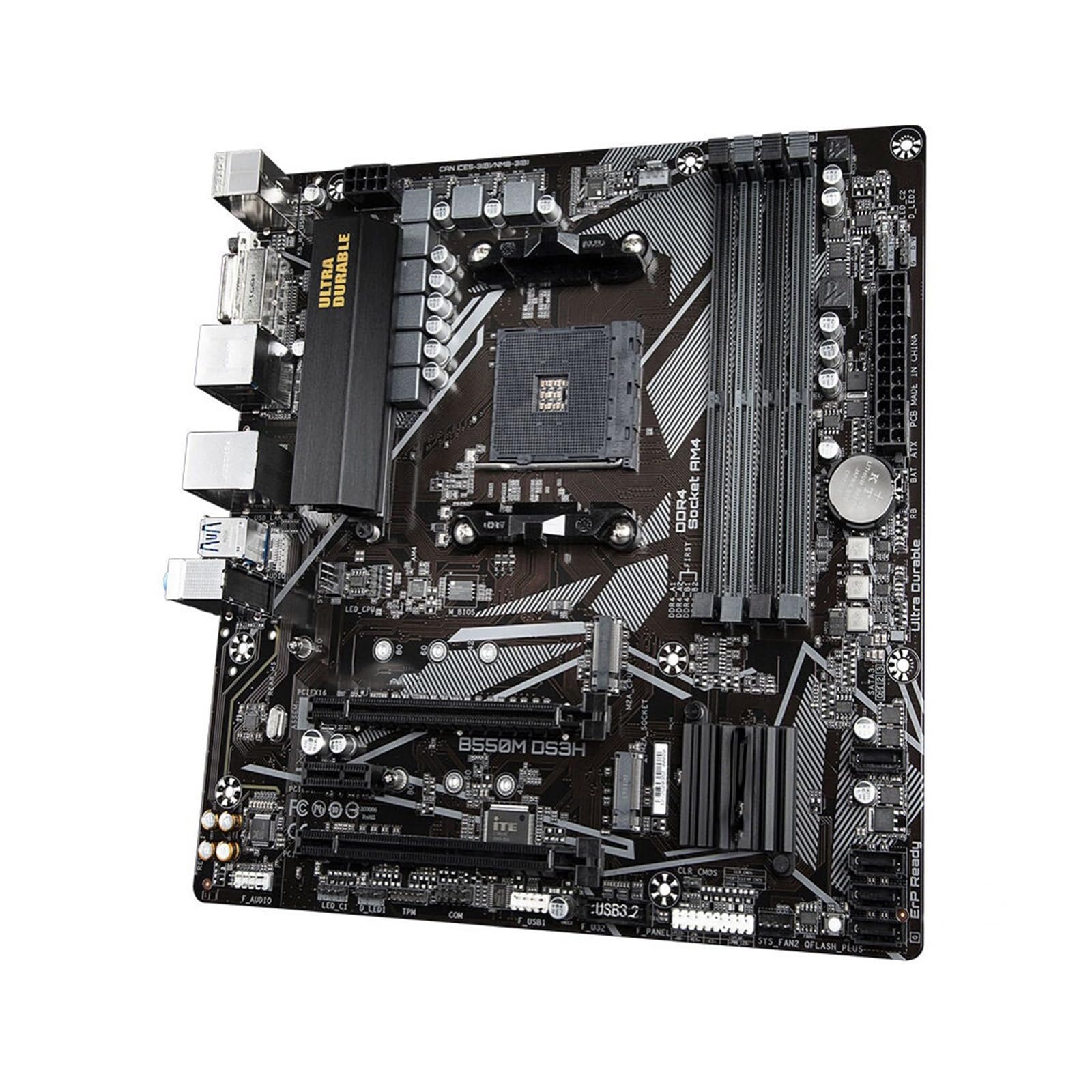 Scheda Madre Fit for GA B550M DS3H Micro-ATX B550 DDR4 4266(OC) MHz M.2 128G PCI-E 4.0 a Doppio Canale Socket AM4 Motherboard