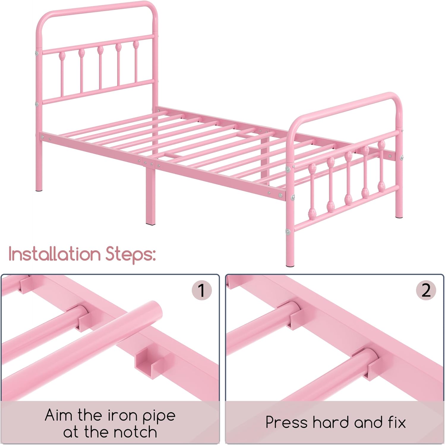 Етапи встановлення ламелей каркаса ліжка
