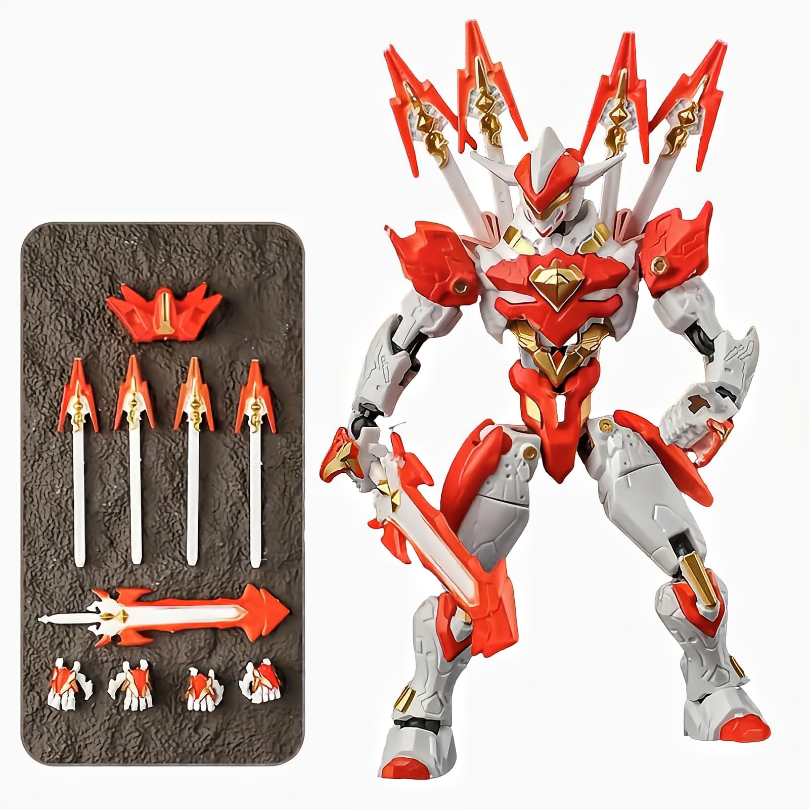 Amazon.com: Osmanthus bloom Demon Mecha Robot Action Figure, Multi